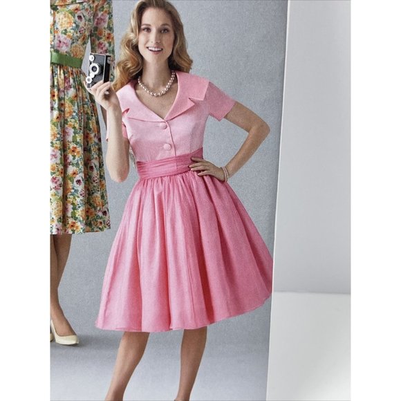 Simplicity Pattern 1459 K5 Size 8-16 Vtg 50s Dress UNCUT rockabilly pinup sewing - Picture 4 of 10